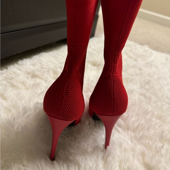 COPY - Sexy red mesh boots - Picture 7 of 7